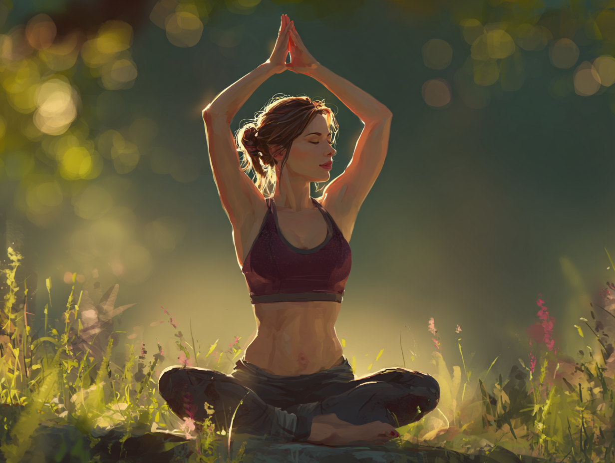 Група людей різного віку практикує йогу в студії